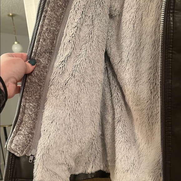 🐴Royalty For Me Gray faux Leather Jacket - Picture 8 of 11